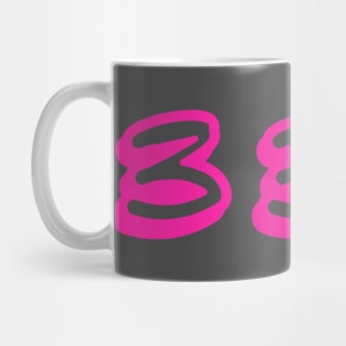 333 Wide Pink Mug